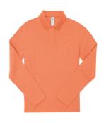 Polo manches longues en coton pour Femme - 210 g
