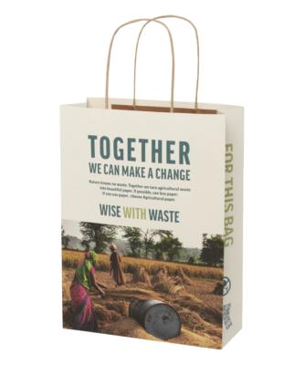 Sac en papier fabriqué à partir de déchets agricoles 150g
