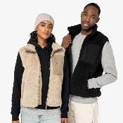 Bodywarmer sherpa en polyester recyclé - Unisexe