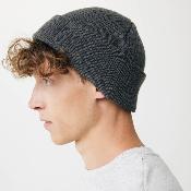 Bonnet acrylique avec revers