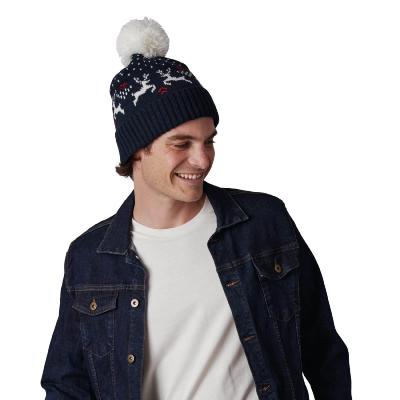 Bonnet de Noël motifs rennes