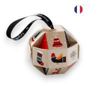 Boule de Noël personnalisée avec chocolats - Le Petit Carré de Chocolat