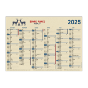 Calendrier canne à sucre