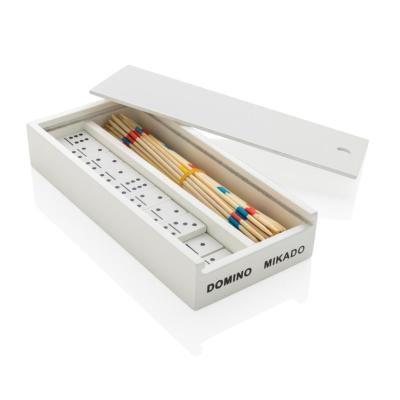 Jeu de mikado/domino en bois