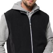 Bodywarmer polaire contrasté 