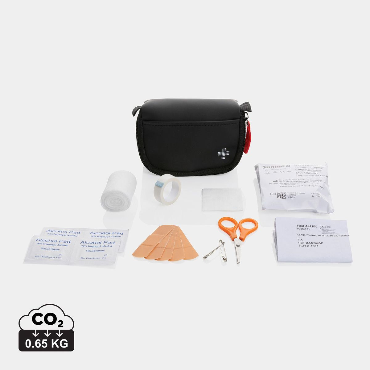 Trousse de premiers secours en PU nubuck recyclé