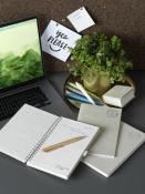 Carnet en briques de lait recyclées A5