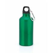 Gourde en aluminium et mousqueton - 400 ml
