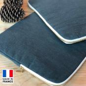 Housse d'ordinateur en lin lavé - 255 g