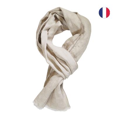 Foulard/Chèche en lin - Made in France - 160g