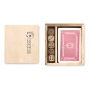 Set de cartes à jouer et dés