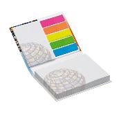 Notes adhésives avec couverture rigide