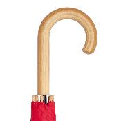 Parapluie de golf avec poignée canne en bois