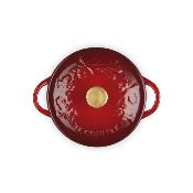 Mini cocotte en céramique avec couronne décorative - Le Creuset