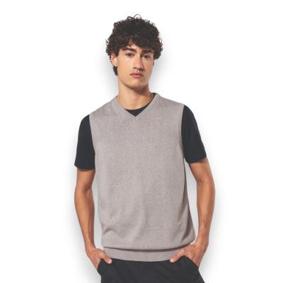 Pull sans manches à col V - Homme