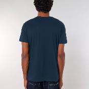 T-shirt à col en V - Homme - 155 g