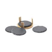 Ensemble de sous-verres en ardoise