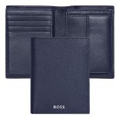Porte-cartes Flap avec porte-monnaie Classic Grained Black