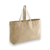 Sac shopping grand volume en coton recyclé
