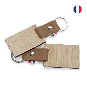 Porte-clés en matière végétale et bambou