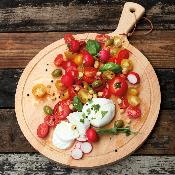 Planche de service en bois