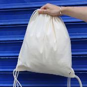 Sac à cordons en coton biologique - Made in France