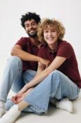 Polo unisexe en coton piqué et recyclé