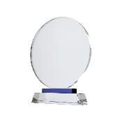 Trophée rond en cristal
