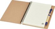 Carnet de notes recyclé avec stylo
