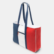 Sac de Plage Bleu Blanc Rouge