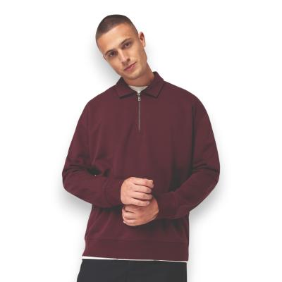 Sweat-shirt écoresponsable avec col zippé