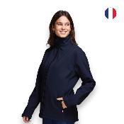 Veste softshell en polyester recyclé - Femme - Made in France