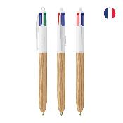 BIC® 4 Couleurs Wood Style