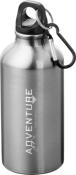 Bouteille d'eau en aluminium avec mousqueton - 400 ml