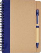 Carnet de notes recyclé avec stylo