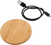 Chargeur à induction 5W en bambou