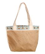 Sac en jute naturelle amidonnée