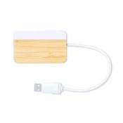 Port USB en bambou et extrait de marbre
