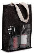 Sac porte-bouteilles en jute