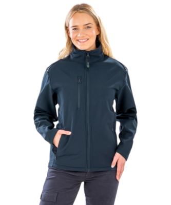 Womens Recycled 3-Layer Printable Softshell Jacket