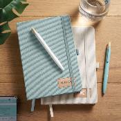 Carnet A5 avec couverture en velours côtelé