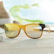 Lunettes de soleil en bambou