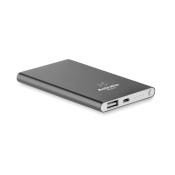 Powerbank 4000 mAh en aluminium