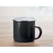Mug vintage en métal émaillé