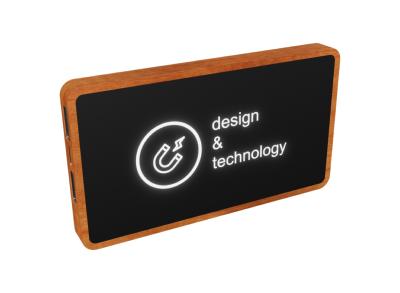 Powebank 5000 mAh en bois & magnétique