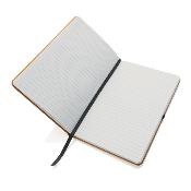 Carnet A5 à couverture rigide en cuir recyclé