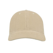 Casquette velours côtelé 6 panneaux - 230 g