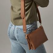 Sac à bandoulière en simili cuir