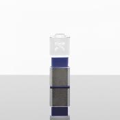 Clé USB en métal avec logo lumineux