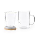 Tasse à thé avec couvercle en bambou